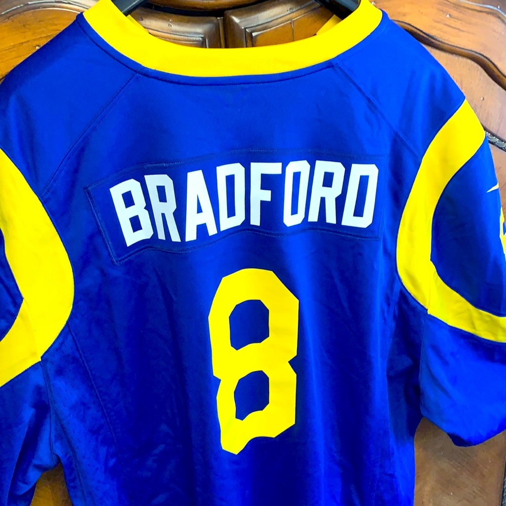 St Louis Rams Nike NFL Players #8 Bradford Jersey!
